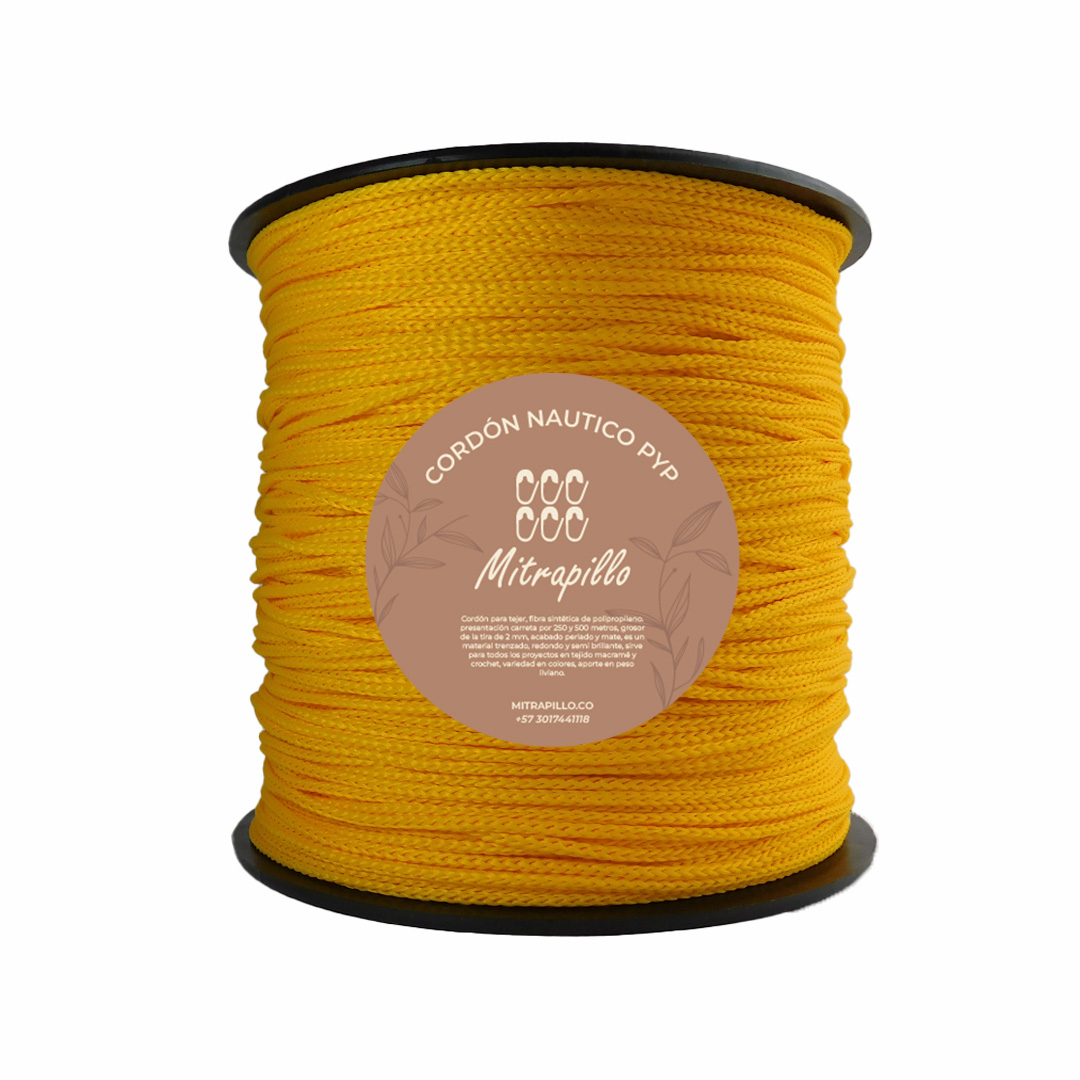 Carreta pyp amarillo bandera x 500 m