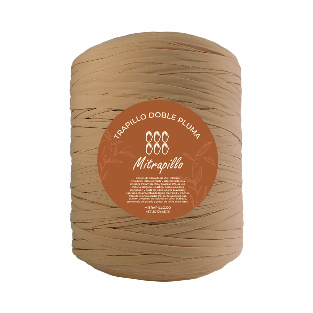 Trapillo doble pluma miel