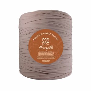 Trapillo doble pluma mora leche