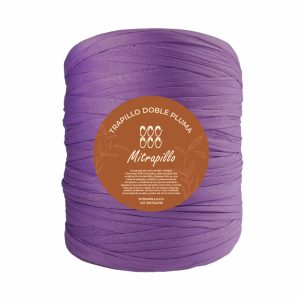 Trapillo doble pluma morado lavanda