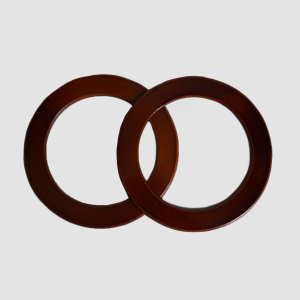 Asas de madera antebrazo color caramelo oscuro 18cm