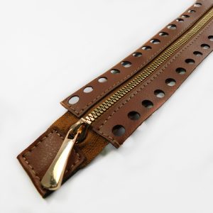 Cremallera lujo miel oro 24cm