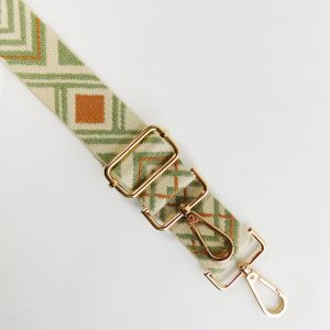 Reata rombos verde camel