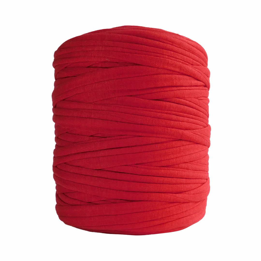 Trapillo algodón licrado rojo - Imagen 2