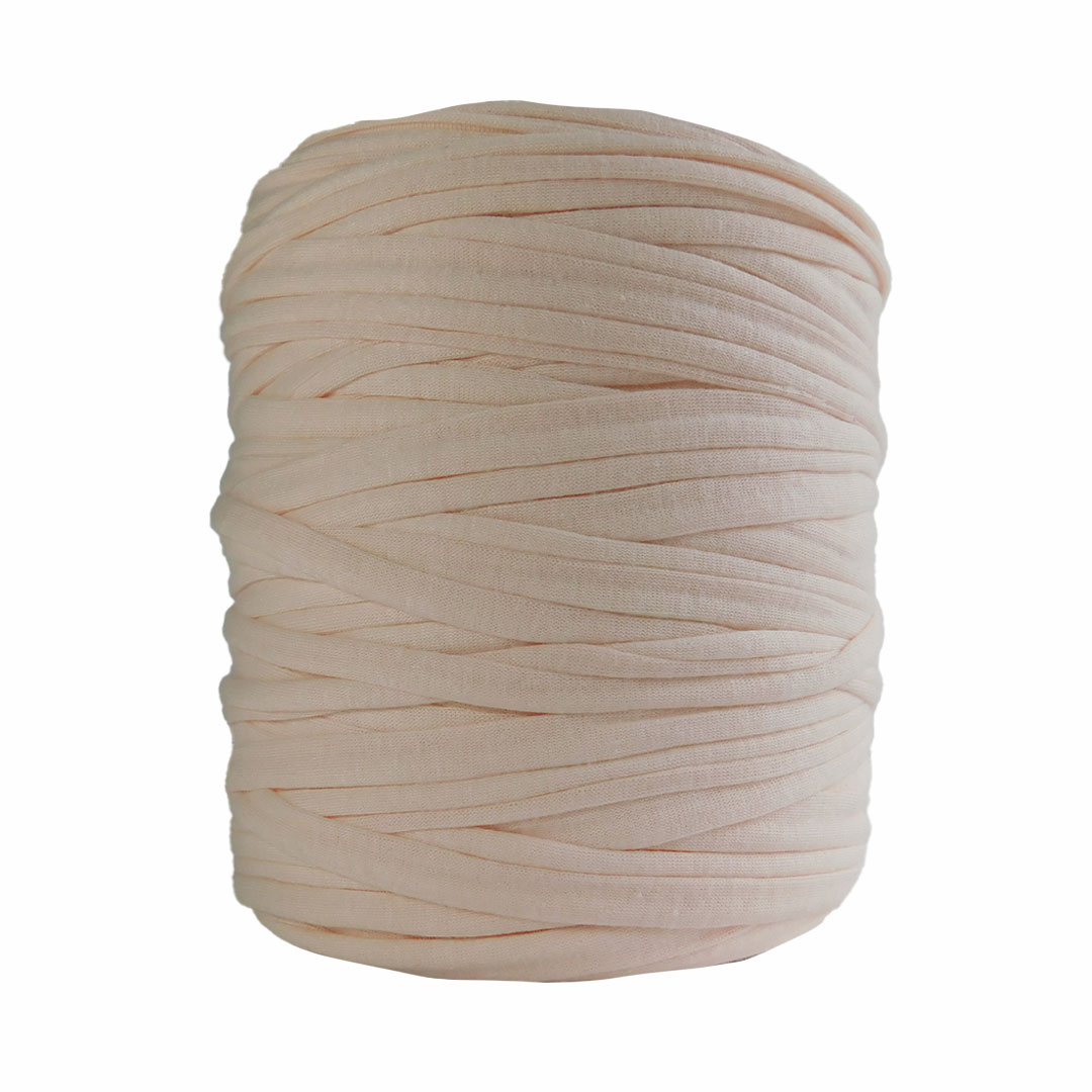 Trapillo algodón licrado rosado pastel - Imagen 2