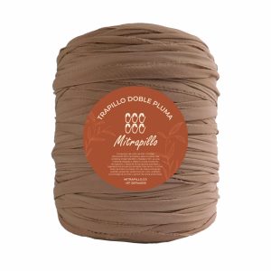 Trapillo doble pluma cafe medio