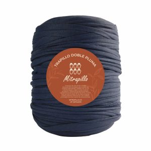 Trapillo doble pluma gris azulado oscuro