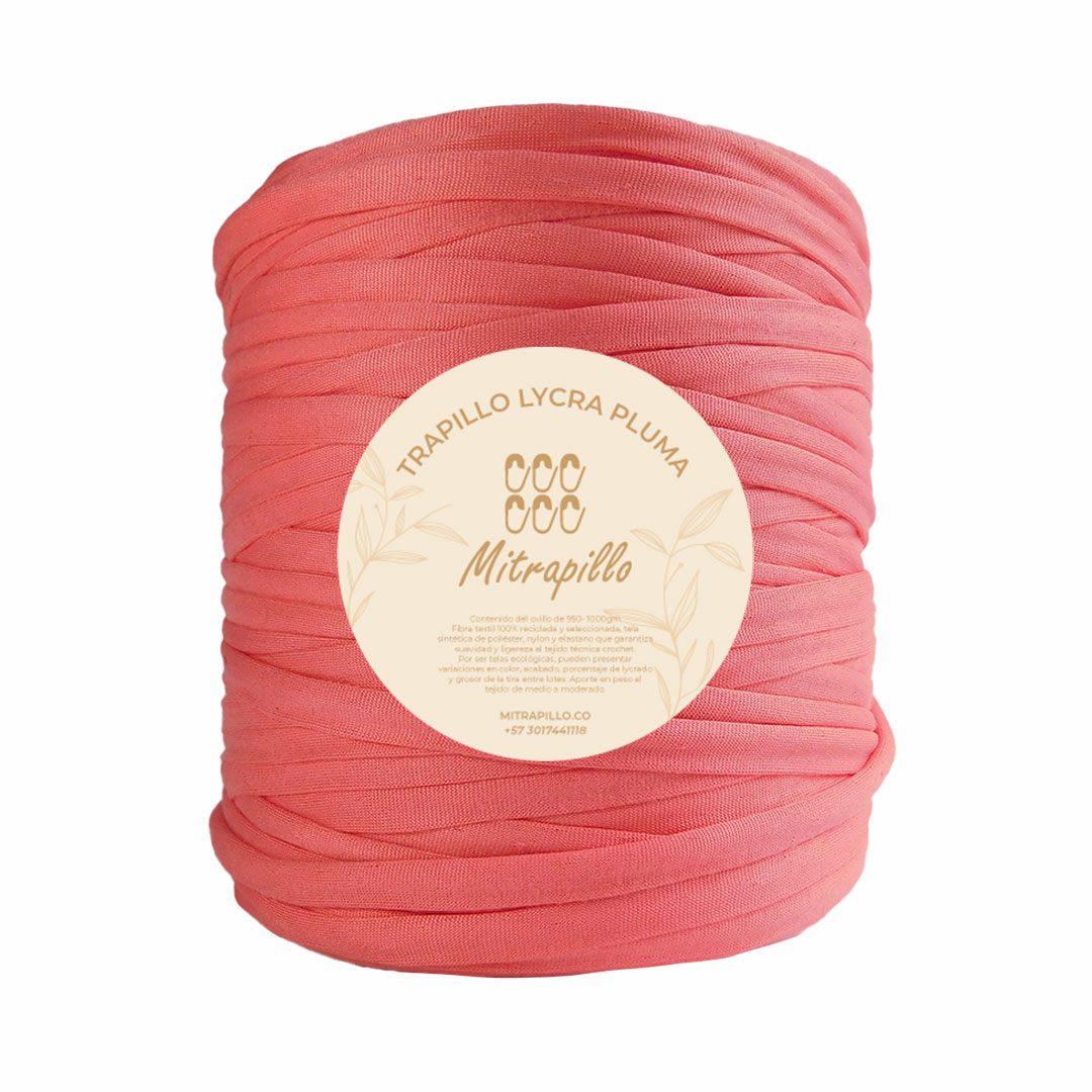 Trapillo pluma salmon