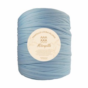 Trapillo pluma azul medio