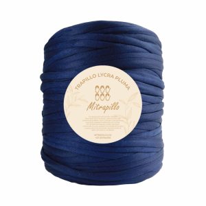 Trapillo pluma azul oscuro perlado