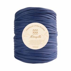 Trapillo pluma azul oscuro mate