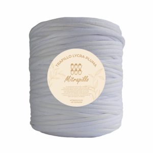 Trapillo pluma blanco mate