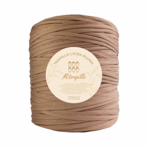 Trapillo pluma café avellana