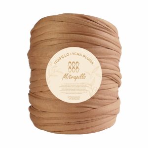 Trapillo pluma cafe canela 3.5 ancho