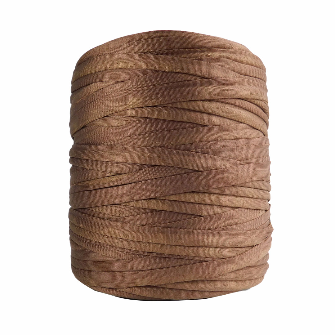 Trapillo pluma café sepia doble tono perlado - Imagen 2