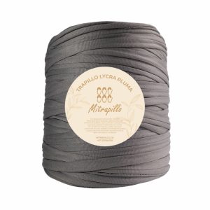 Trapillo pluma gris humo