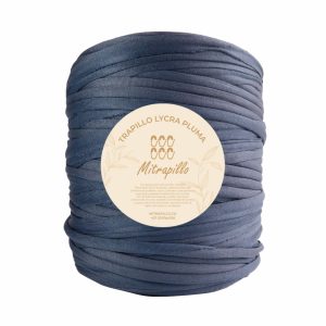 Trapillo pluma gris oscuro perlado