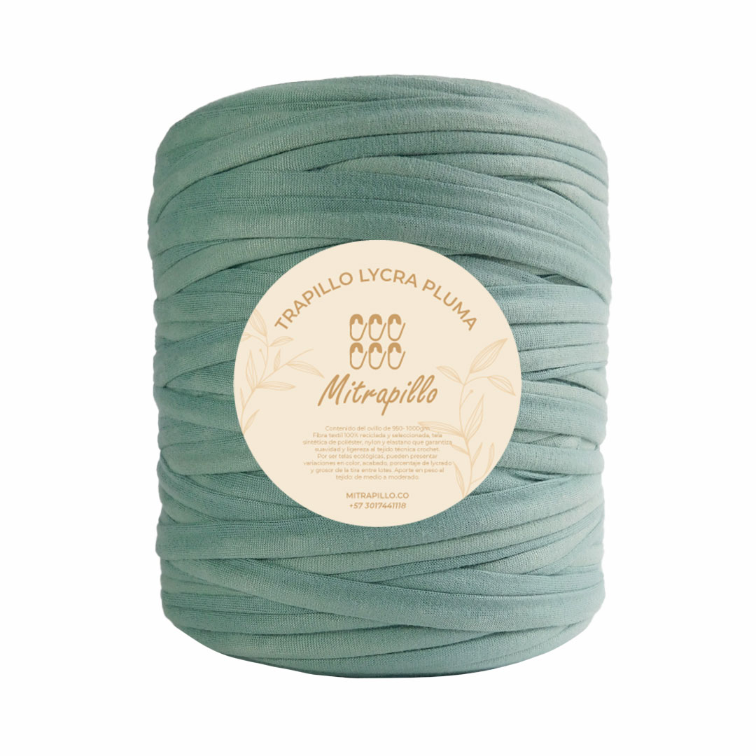 Trapillo pluma oliva mate