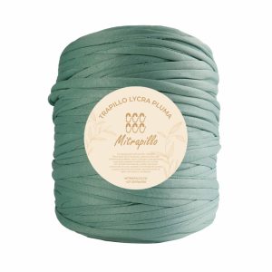 Trapillo pluma oliva perlado