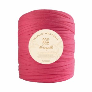 Trapillo pluma rosa fucsia mate