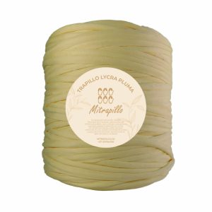 Trapillo pluma amarillo vainilla