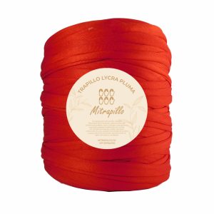 Trapillo pluma rojo pasión