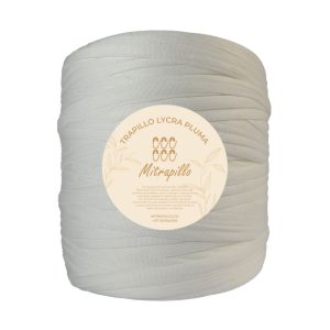 Trapillo pluma blanco marfil