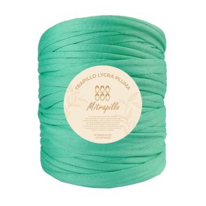 Trapillo pluma verde aguamarina