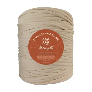 Trapillo doble pluma Beige Nude