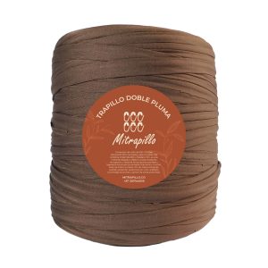 Trapillo doble pluma café marrón