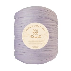 Trapillo pluma lila claro pastel