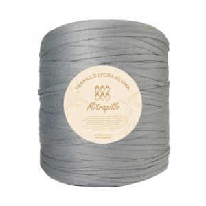 Trapillo pluma gris perla