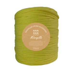 Trapillo algodón licrado amarillo primavera