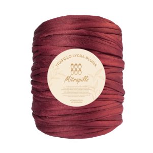 Trapillo pluma vinotinto