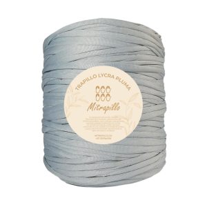 Trapillo pluma gris plata