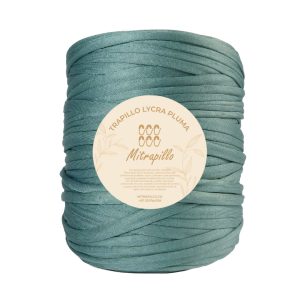 Trapillo pluma verde matiz