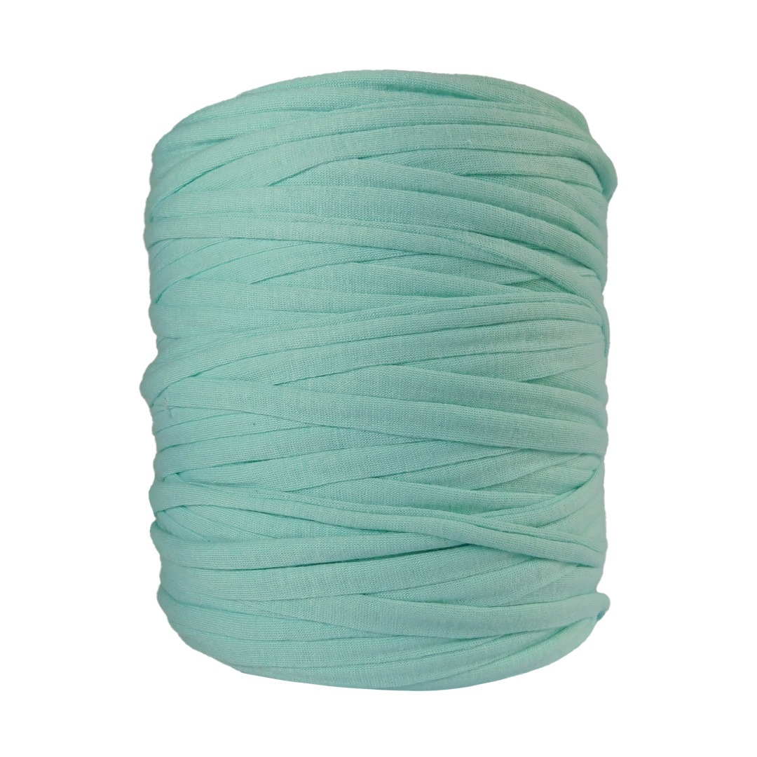 Trapillo algodón licrado verde menta - Imagen 2