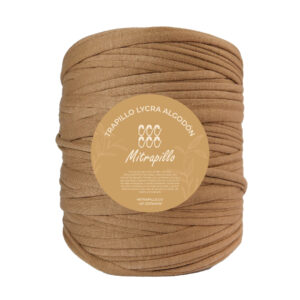 Trapillo algodón licrado caramelo