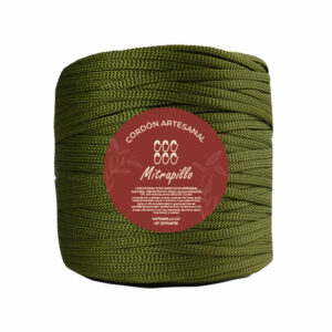 Cordón artesanal verde militar 600gm