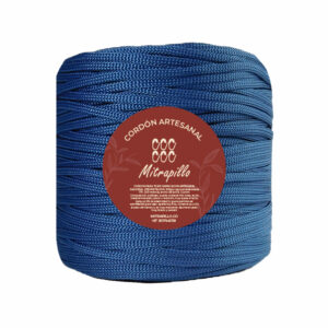 Cordón artesanal azul petroleo 600gm
