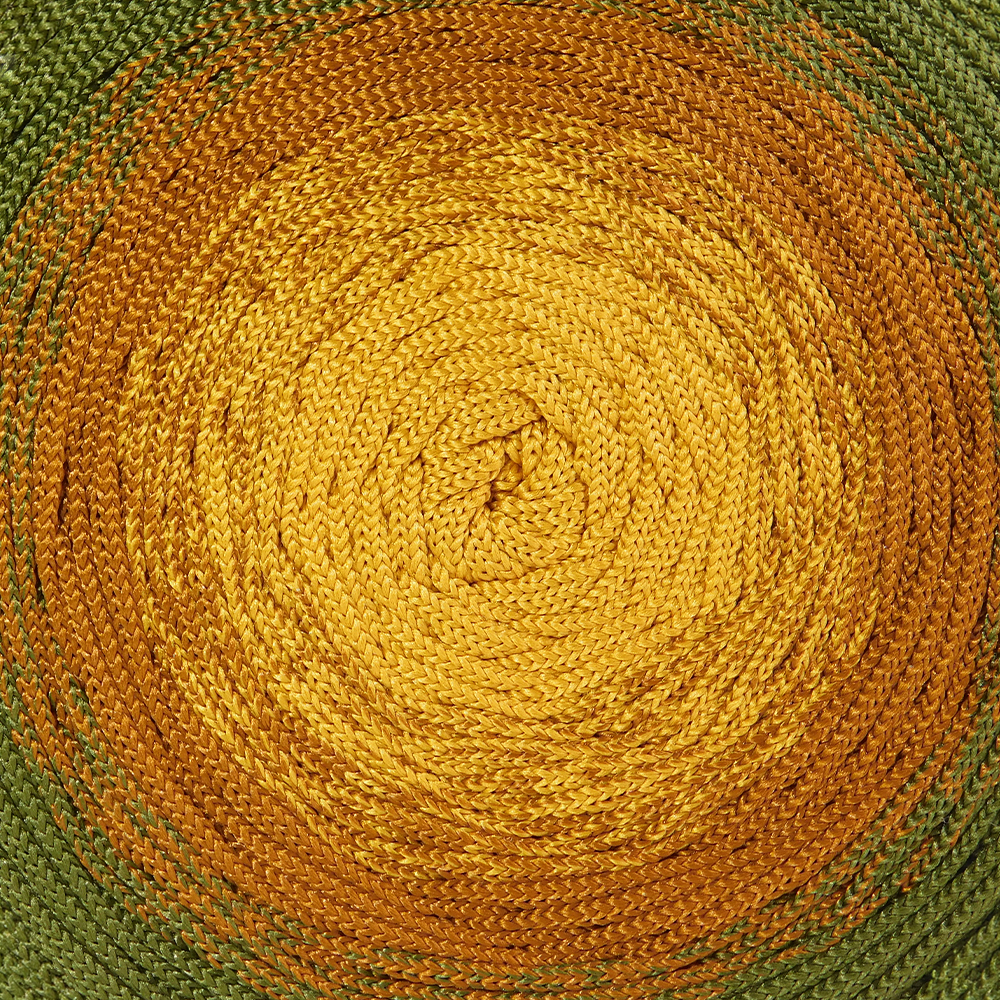 Cordón artesanal degrade Verde - Ocre - Imagen 3