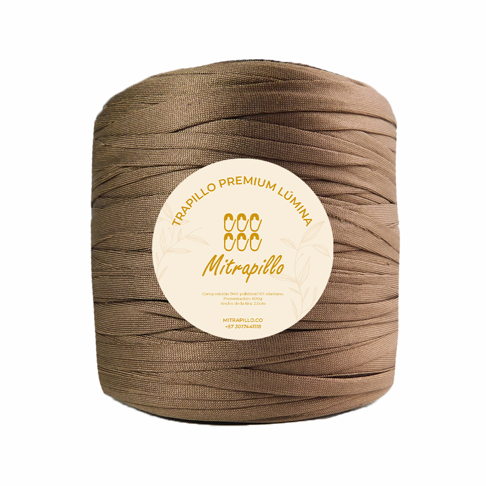 Trapillo premium lúmina marrón