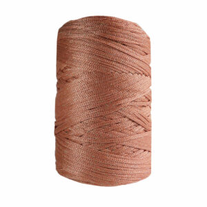 Cinta tejida perlita cobre lurex tornasol 500g
