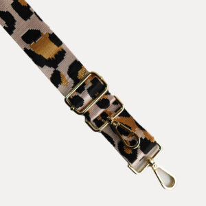 Reata animal print manchas rosa
