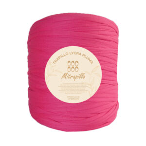 Trapillo pluma fucsia intenso