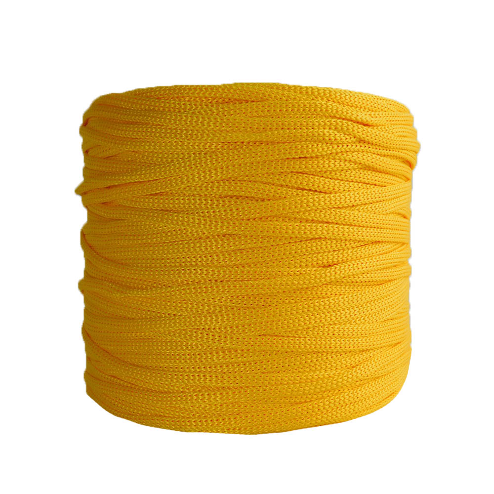 Cordón artesanal amarillo vivo 600gm - Imagen 2