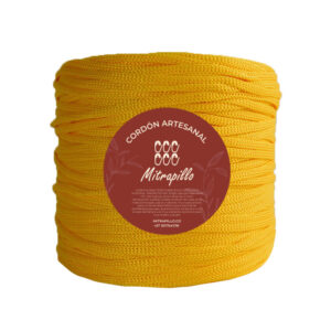 Cordón artesanal amarillo vivo 600gm