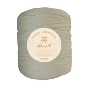 Trapillo pluma blanco nata