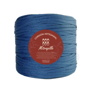 Cordón artesanal azul petroleo 600gm