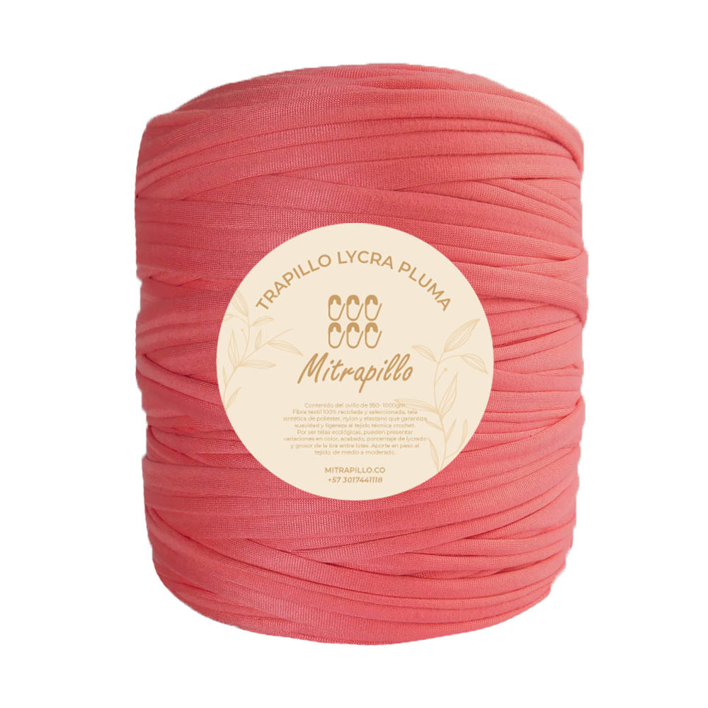 Trapillo pluma coral